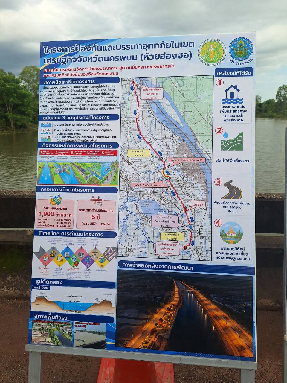 title - รมว.กษ. และ รมช.กษ. ลงพื้นที่ตรวจราชการในพื้นที่จังหวัดนครพนม